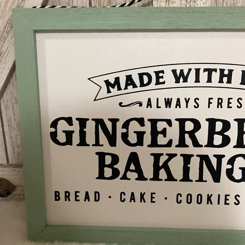 Target BP 2019 Christmas Gingerbread Baking Sign